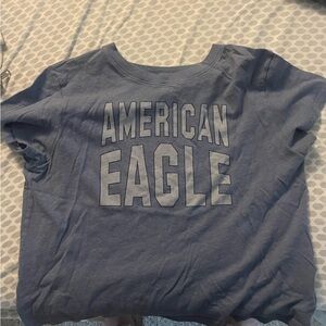 American Eagle Outfitters Blue Shirt
